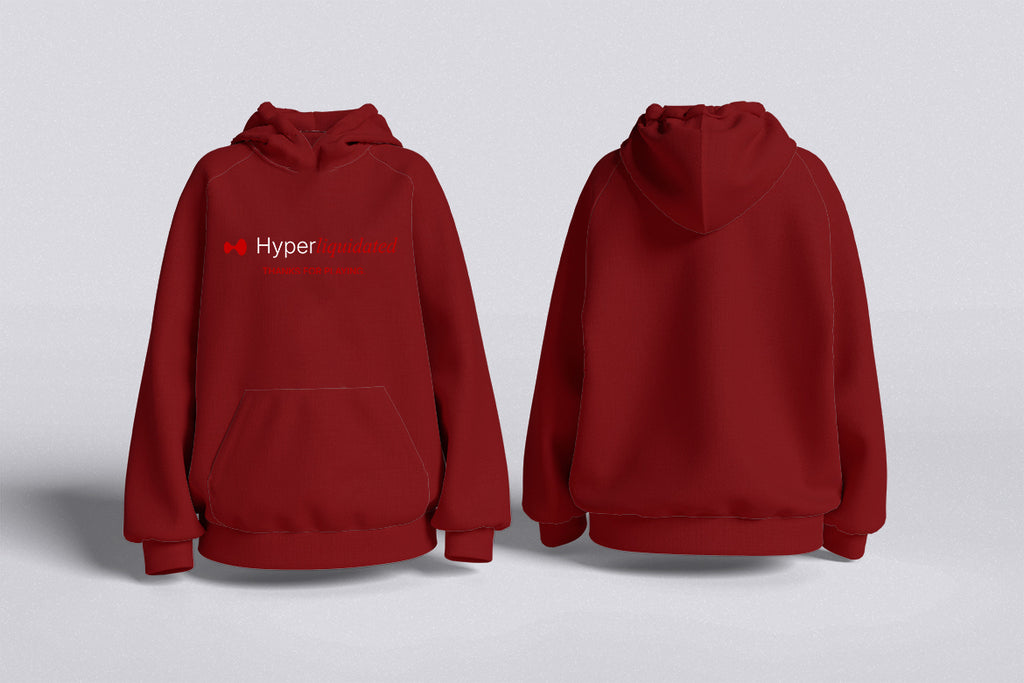 C. Hyperliquidated Red Hoodie (Winter)