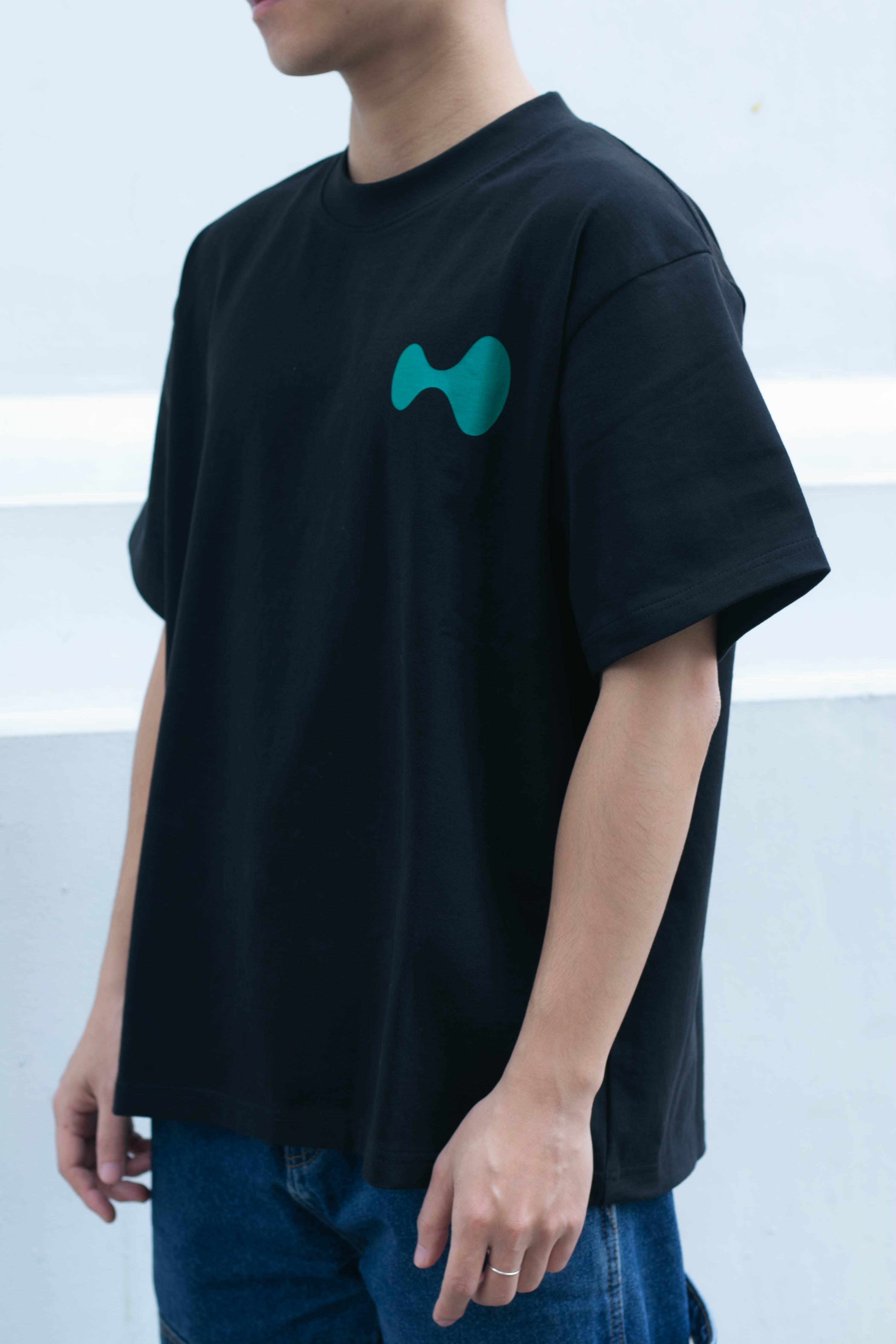 B. BayN Collab Tshirt - Black