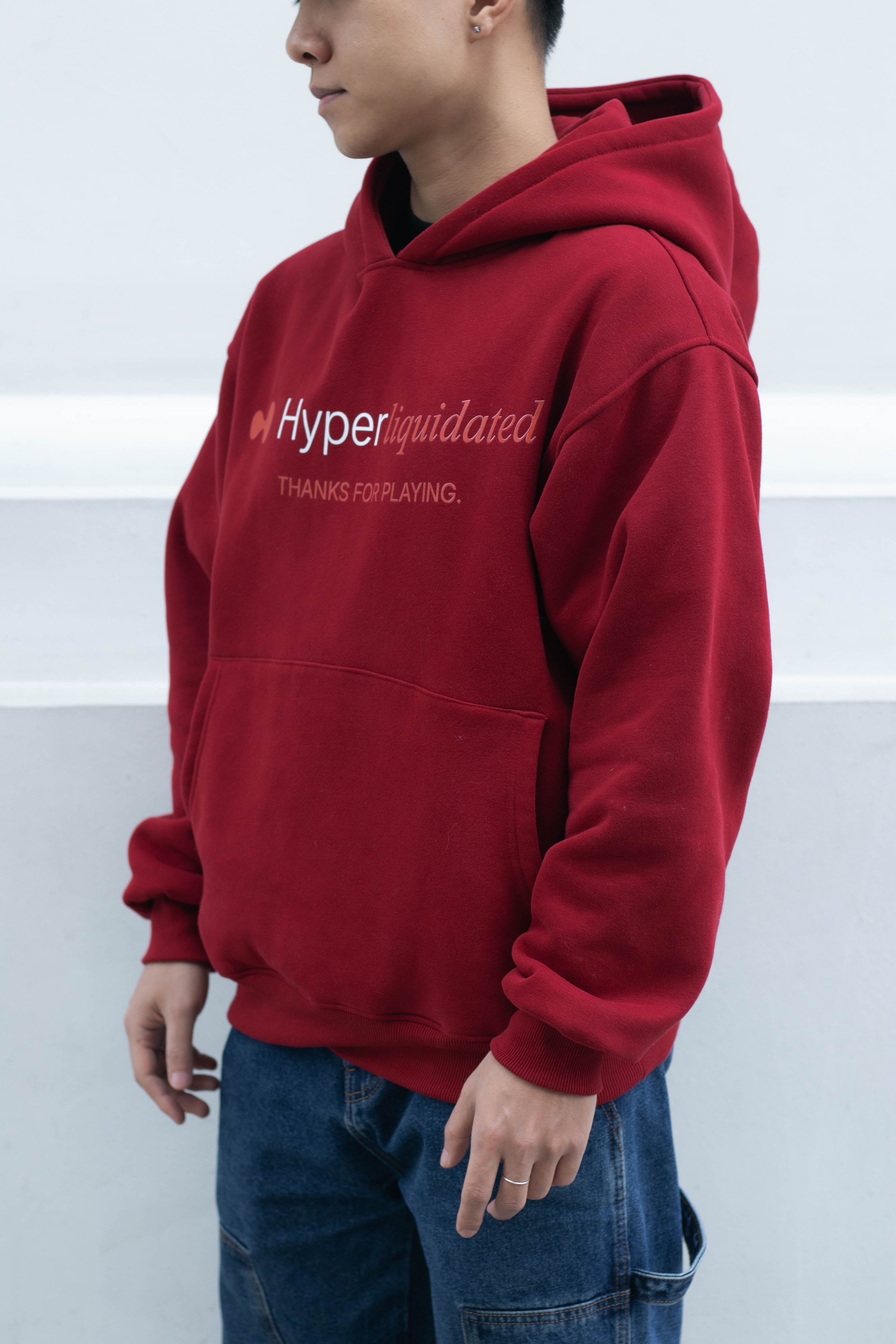 C. Hyperliquidated Red Hoodie (Winter)