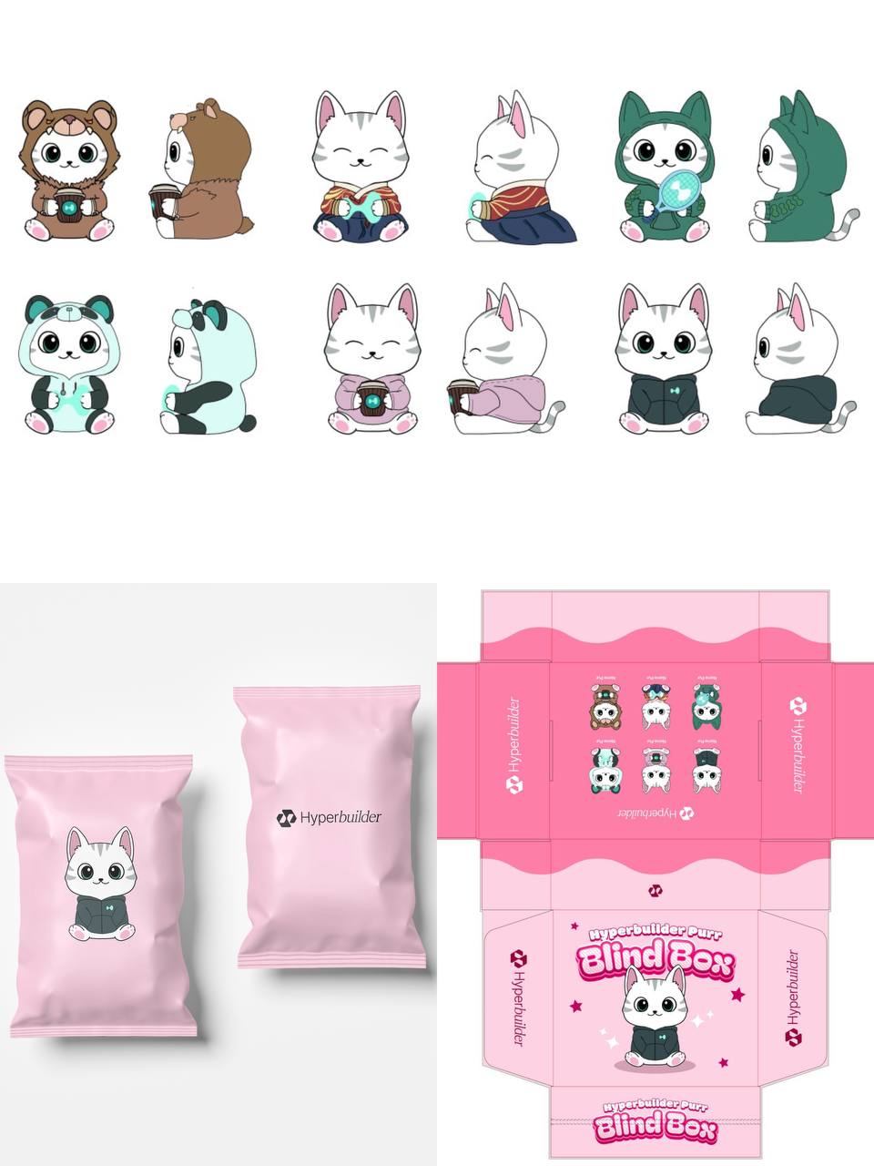 L. Pre-order - Purr Blind Box - 6 pcs